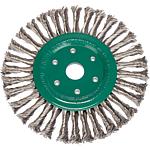 Brosses rondes tressées, fil en acier inoxydable