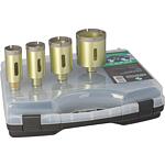 Tile core bit set, 4 pieces