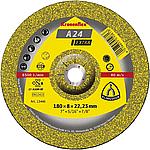 Kronenflex® grinding disc A 24 TZ Extra, cranked, for all metal work