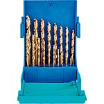 Stainless steel drill bit set HSS-CO DIN 388 RN, 19-piece