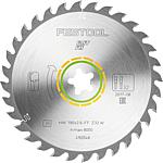 Circular saw blade for solid wood, coated and veneered panels