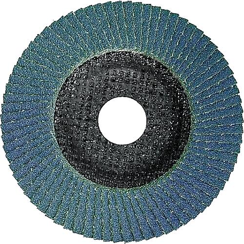 Slatted grinding disc, zirconium aluminium oxide 304, cranked, for steel and stainless steel Standard 1