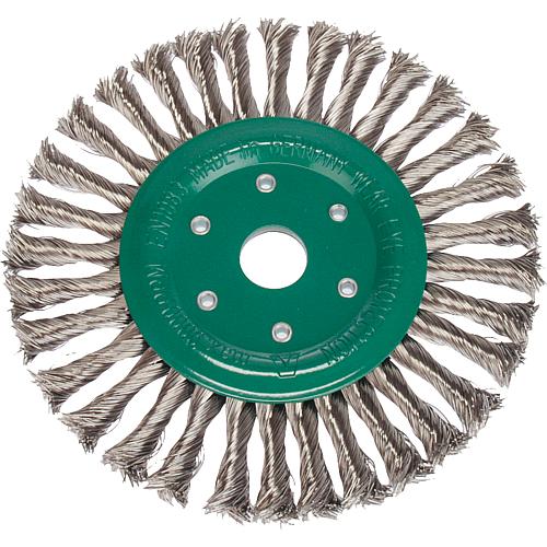 Brosses rondes tressées, fil en acier inoxydable Standard 1