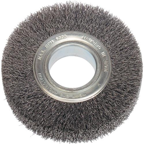 Round brushes with hole, steel wire Standard 1