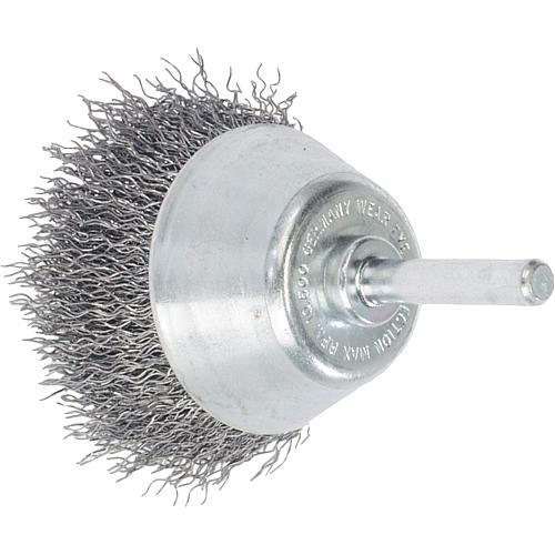 Surface brushes, ø 6 mm shaft, steel wire Standard 1