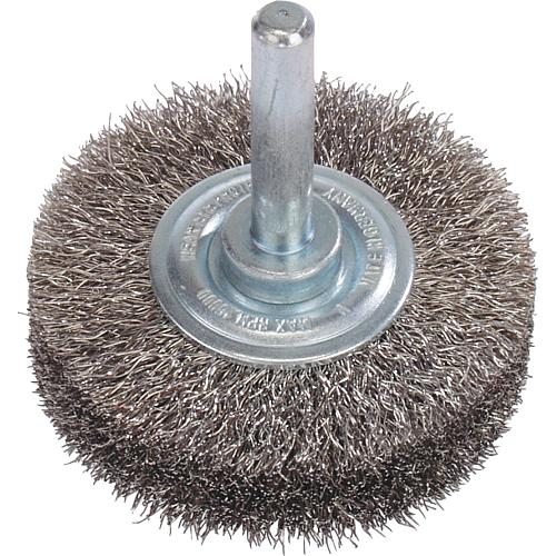 Brosses rondes, ø 6 mm Tige, fil d'acier