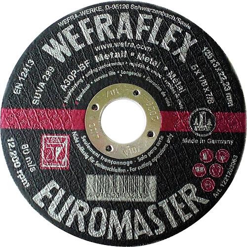 Disque à tronçonner Euromaster A 30 P/A 24 P, droit, pour fere et acier