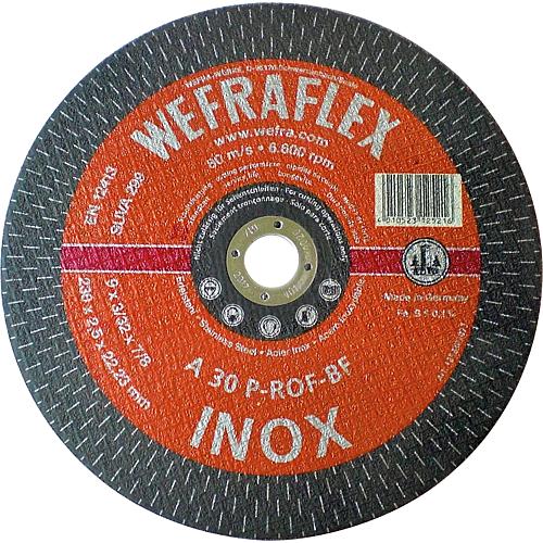 Cutting disc Euromaster INOX A 30 P-ROF, straight, for stainless steel Anwendung 3