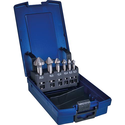 Tap-cutter-countersink set, 23-piece