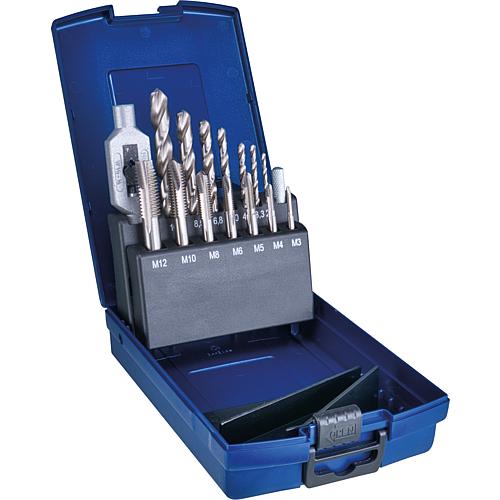 Countersink tap cutter drill set, 18-piece