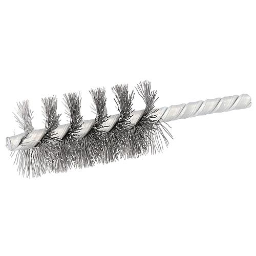 Brosse cylindrique avec tige ø 6 mm et fil d'acier 