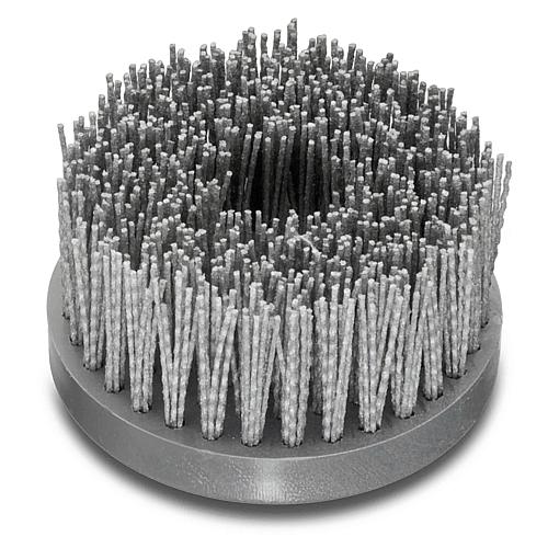 Plate brush with abrasive bristles, silicon carbide and M14 internal thread Standard 1