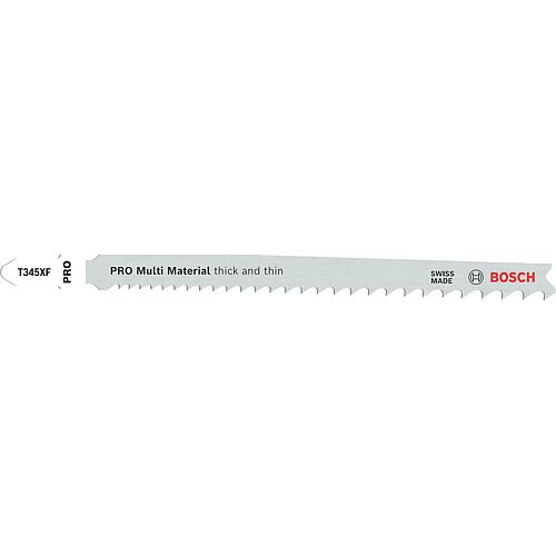 Jigsaw blades with single-lug shank T345XF for wood with metal Standard 1