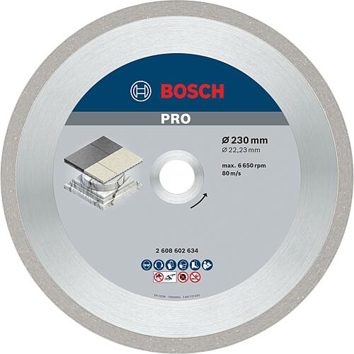 Diamond cutting discs Best for Ceramic for fine stoneware, marble, tiles and ceramic, dry cutting Standard 1