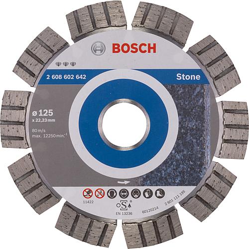 Diamond cutting disc Best for Stone for concrete, reinforced concrete, natural stone and masonry, dry cutting Standard 1