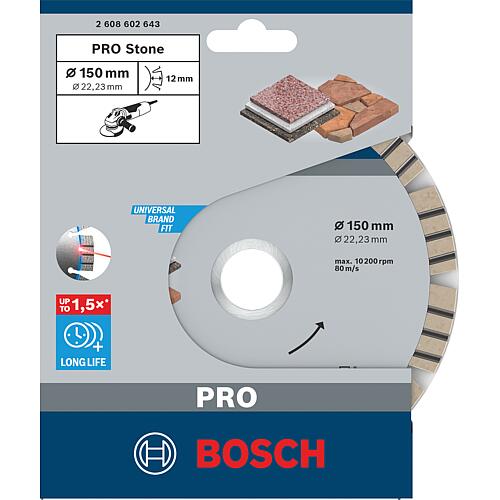 Diamond cutting disc BOSCH Best for Stone for stone Ø 150 x 22.23 x 2.4mm