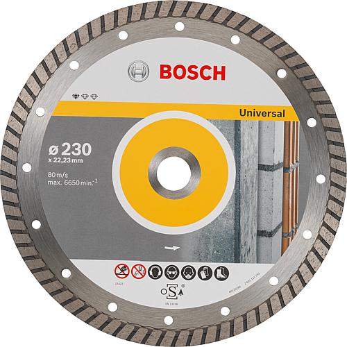 Diamanttrennscheibe BOSCH Universal Turbo Ø 230 x 22,23 x 2,5mm