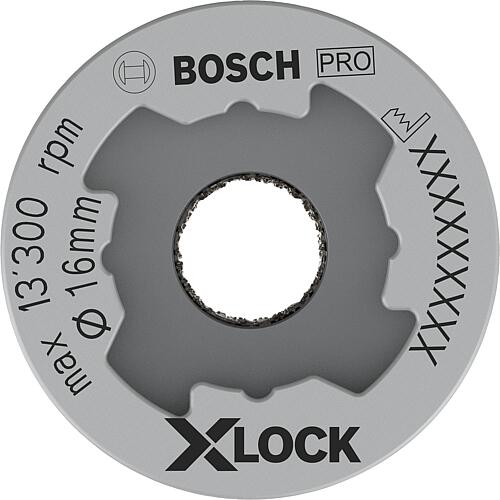 Foret a sec BOSCH® Diamant ac insert X - Lock Ø 16 mm