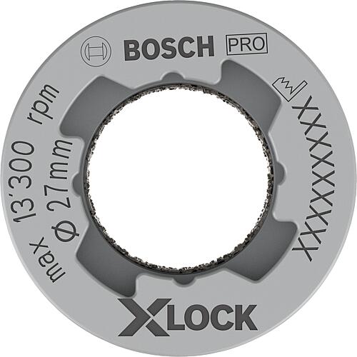 Foret a sec BOSCH® Diamant ac insert X - Lock Ø 27 mm