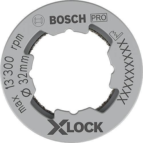 Foret a sec BOSCH® Diamant ac insert X - Lock Ø 32 mm