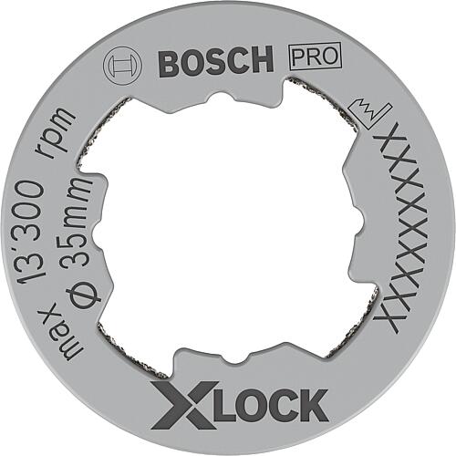 Foret a sec BOSCH® Diamant ac insert X - Lock Ø 35 mm