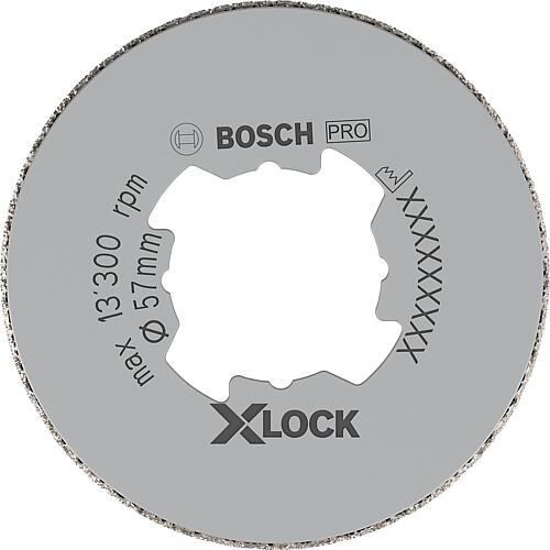 BOSCH® diamond dry drill bit with X - Lock holder Ø 57 mm