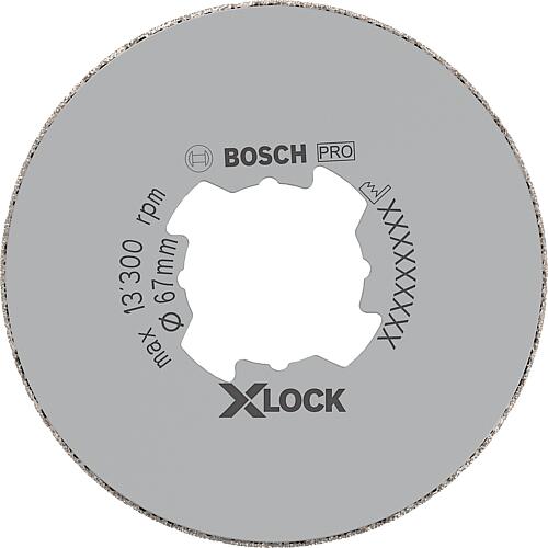 BOSCH® diamond dry drill bit with X - Lock holder Ø 67 mm