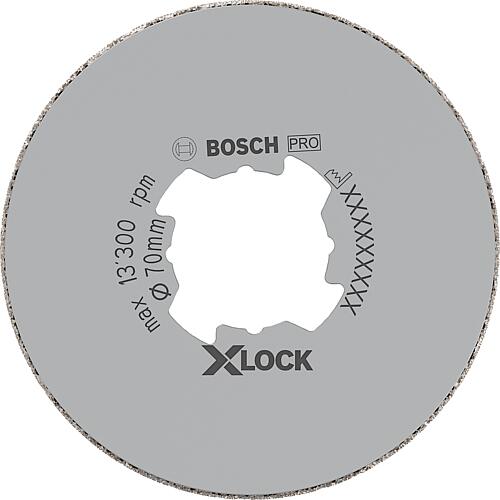 Foret a sec BOSCH® Diamant ac insert X - Lock Ø 70 mm