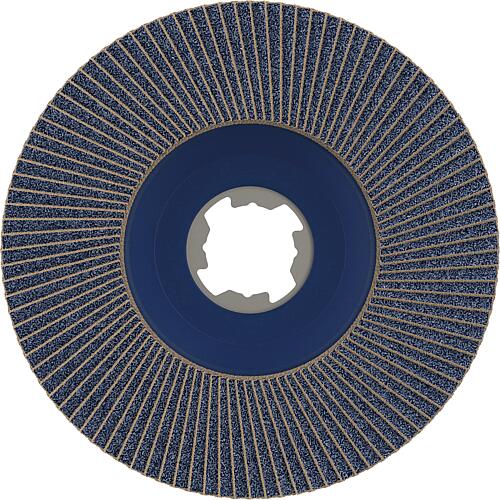 Slatted grinding disc BOSCH® straight with X - Lock holder Ø 125 mm K120