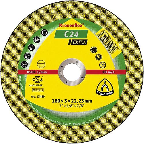 Disques à tronçonner C 24 EXTRA, Contre-coudé