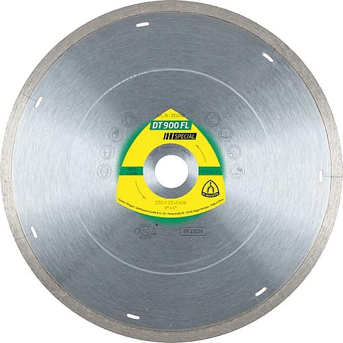 Diamond cutting disc Klingspor 230x22.23mm closed edge with laser slots