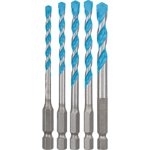 EXPERT multi-purpose drill bit set, 5 piece Standard 1