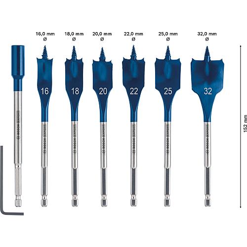 EXPERT flat milling set, 7 piece Anwendung 1