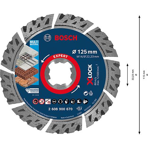 Disques à tronçonner diamantés Expert Multi Material Anwendung 1