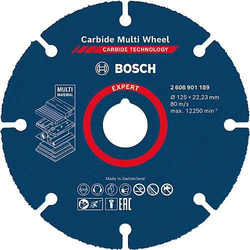 Cutting disc BOSCH Expert Carbide Multiwheel Ø 125x22.23mm