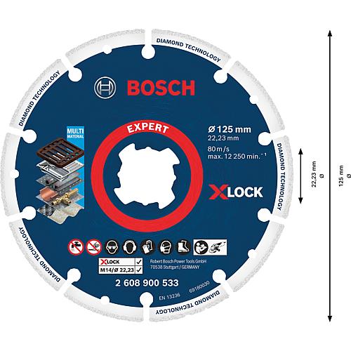 Disques à tronçonner diamantés pour acier, armature, acier inoxydable, fonte, cuivre, laiton, coupe à sec