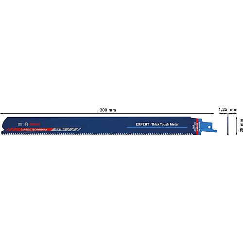 Lame de scie sabre 1255CHM pour métaux très durs, TECHNOLOGIE CARBURE Anwendung 1