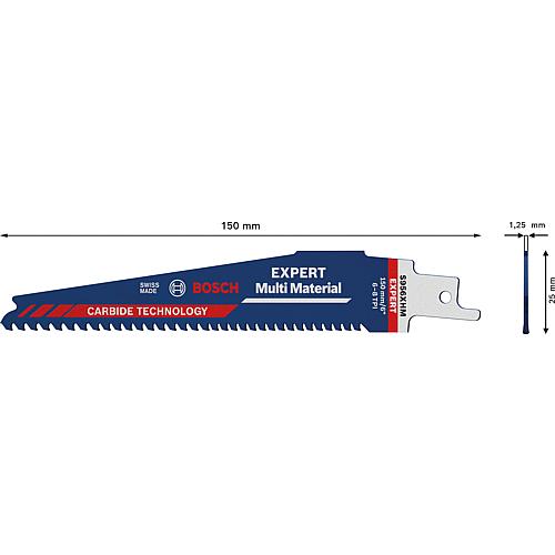 Sabre saw blades with universal shank S956XHM for wood with metal, CARBIDE TECHNOLOGY  Anwendung 1