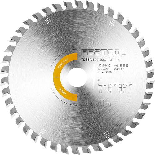 Festool circular saw blade 160 x 20 x 1.8 mm, 42 teeth