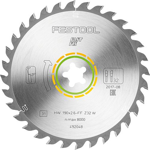 Lame de scie circulaire pour les matériaux dérivés du bois, les panneaux de matériaux de construction, les plaques de plâtre, les plastiques souples Standard 1