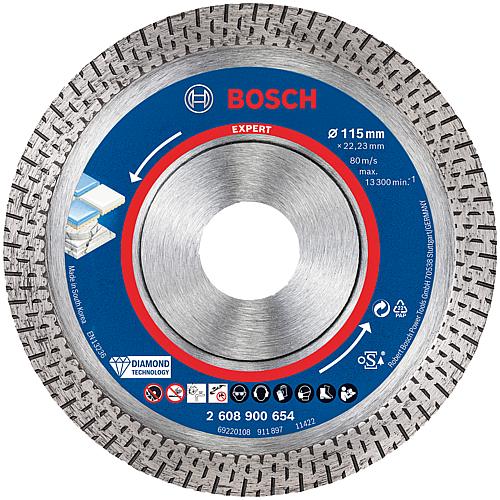 EXPERT HardCeramic diamond cutting disc for tiles, ceramics, porcelain and fine stoneware, dry cut Standard 1