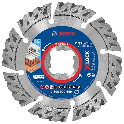 Diamond cutting disc Expert Multi Material Standard 1