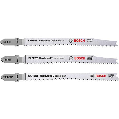 Jigsaw blade set BOSCH® EXPERT for plastic coated panels 3-piece