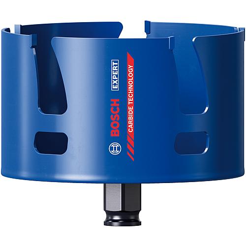 Hole saw BOSCH® EXPERT ConstructionMaterial, with PowerChange Plus mount Ø 114 mm, Working length 60 mm