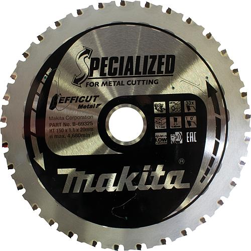 Circular saw blade for metal and aluminium Standard 1