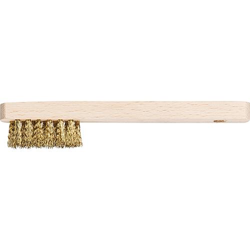 Mini-brosse HBZ, tressé, fil de laiton Standard 1