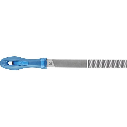 File rasp flat blunt-ended Pferd, 200mm, double cut 1 / rasp cut 1