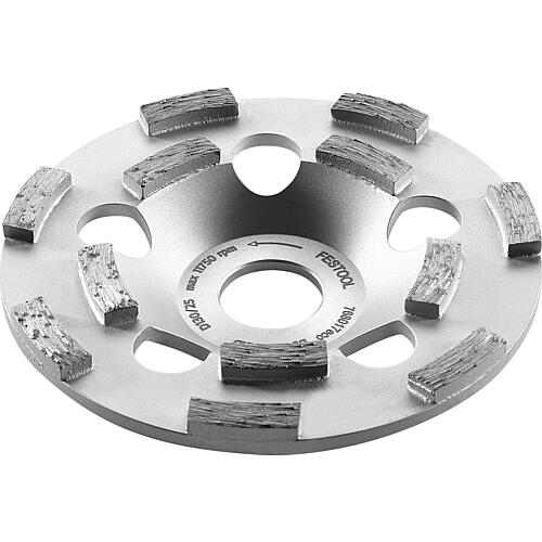 Diamond grinding disc DIA HARD, Ø 130 mm, for hard old concrete, epoxy resins, coatings and paints on concrete Standard 1