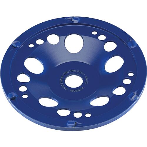 Diamond grinding disc FLEX PKD-Jet 6-Cut, for adhesives, sealing compounds, bitumen coatings, mineral substrates, Ø 180 mm