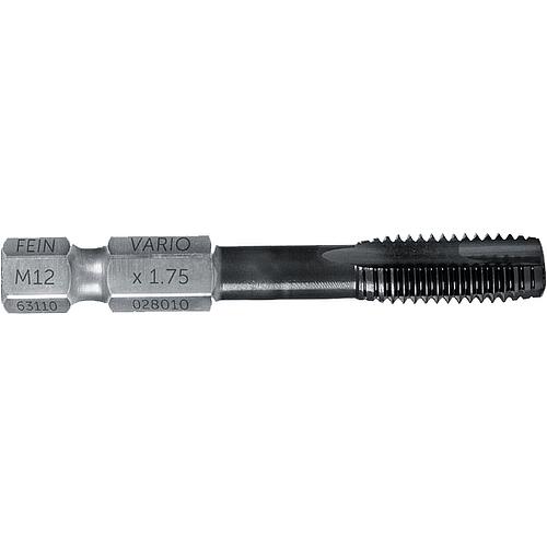 Fine tap, M12 x 1.75 mm, with VARIO Bits shank